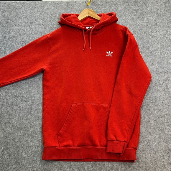 adidas Other - Adidas Originals Adicolor Essentials Trefoil Hoodie Mens Red M HE5108